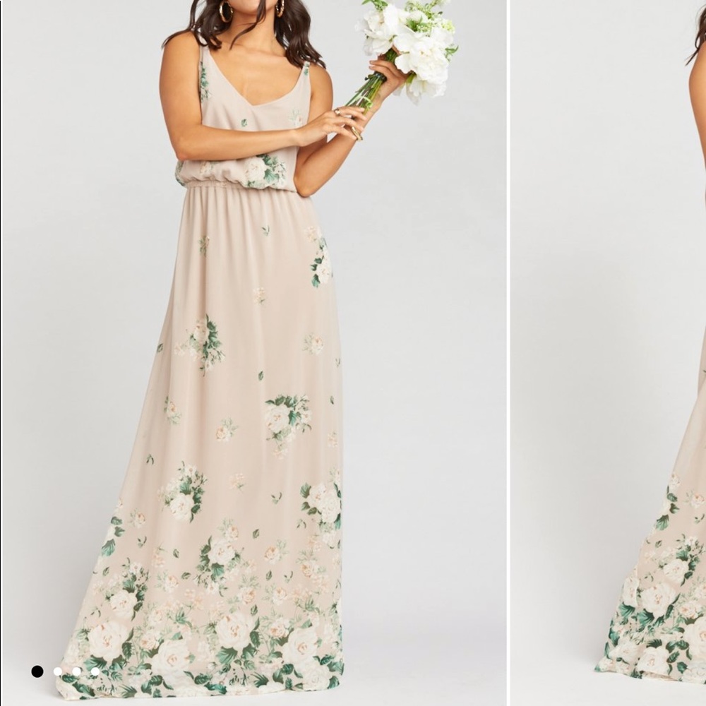 SMYMM KENDALL MAXI BOUQUET TOSS DRESS